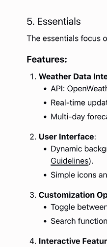 Planning Feature Right